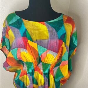 APNY Geometric Women's Top M maximalist quiet luxury